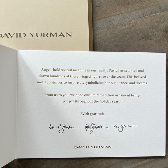 2025 David Yurman Holiday Ornament and Gift Bag - Picture 3 of 3